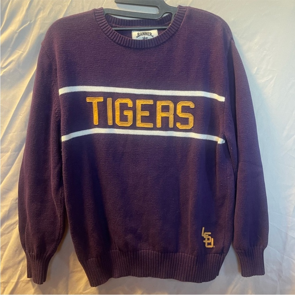 Banner Women's Purple Tigers Sweater